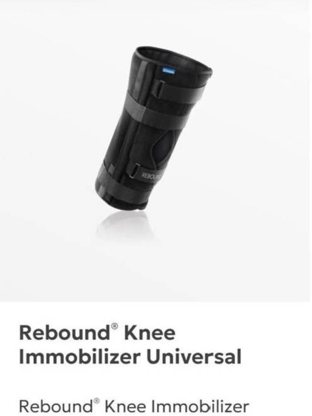 Brand New Össur Rebound® Knee Immobilizer – Universal